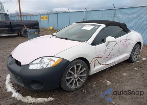 2012 Mitsubishi Eclipse Spyder Gs Sport z USA, uszkodzony, nr VIN 4A37L2EF1CE003086